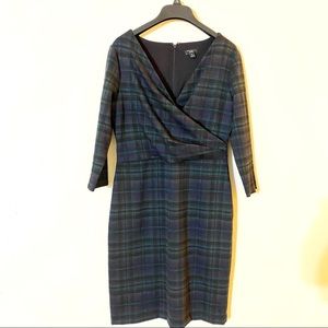 ANN Taylor Plaid winter Dress